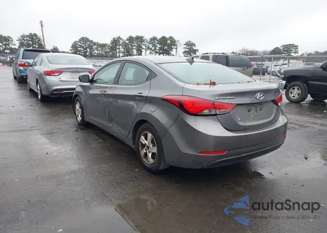 2014 Hyundai Elantra Se z USA, uszkodzony, nr VIN 5NPDH4AE8EH497479